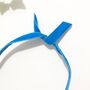 French Blue Thin Velvet Wire Headband, Skinny Headband, thumbnail 3 of 4