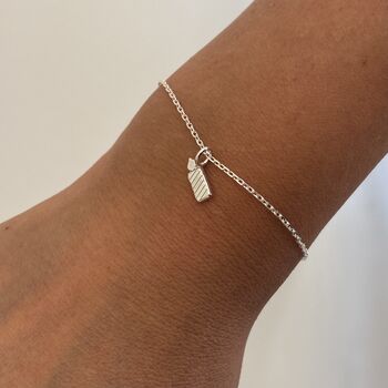 Sterling Silver Birthday Bracelet Greeting Card Gift, 3 of 5