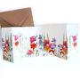 Wild Flowers Panorama Style Greeting Card, thumbnail 3 of 3