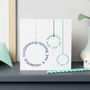 Personalised Typographic Bauble Cards, thumbnail 2 of 5