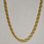 Snail Chain Necklace 18 K Gold Plated, thumbnail 2 of 8