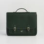 Into The Woods Green Large Satchel Backpack, thumbnail 1 of 7