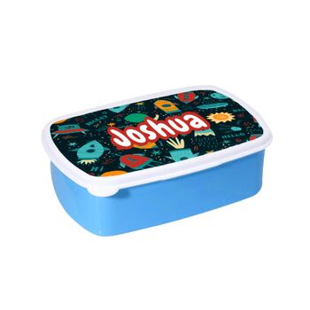 Personalised Kids Blue Lunch Box, 3 of 3