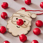 Santa Christmas Decoration And Bag Of Chocolate Noses, thumbnail 5 of 5