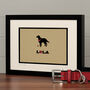 Personalised Setter Print For One Or Two Dogs, thumbnail 1 of 9