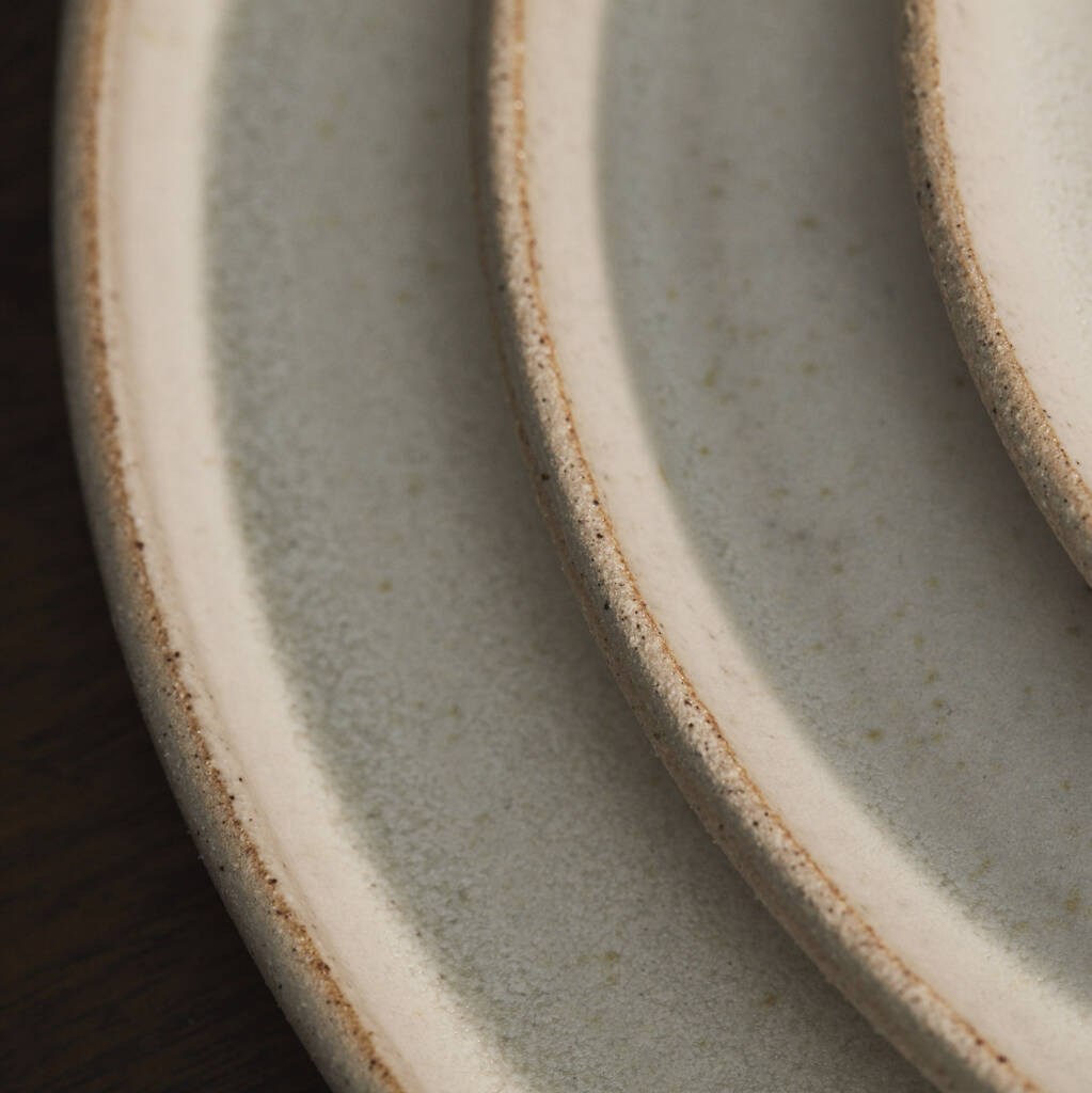 Dinner Plate, Set Of Six By TOM BUTCHER CERAMICS