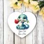 Personalised Cute Rose Animal Snake Decoration, thumbnail 2 of 2