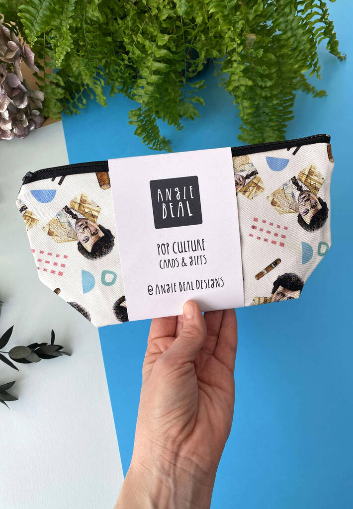 Columbo Wash Bag – Retro Detective Zip Pouch, Makeup Bag, Pencil Case, 80s Pop Culture Pattern, 1 of 11