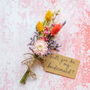 Will You Be My Bridesmaid Dried Flower Posy, thumbnail 1 of 3