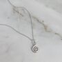 The Ammonite Necklace, Sterling Silver, thumbnail 1 of 4