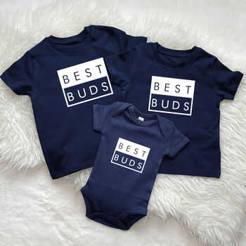 Best Buds Matching Three T Shirt Set, 2 of 3