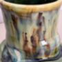 Handmade Porcelain Espresso Cup And Saucer Green Glaze With Sculptural Details, thumbnail 6 of 7