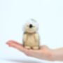 Hedgehog Woodland Mini Toy With Happy Birthday Tag, thumbnail 2 of 3