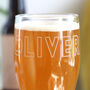 Personalised Name Pint Glass, thumbnail 2 of 3