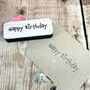 Happy Birthday Craft Ink Stamp For Crafting Projects, thumbnail 1 of 3