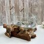 Large Driftwood Molten Glass Bowl Fruit Nuts Food Bowl Handmade Decor 24 28cm, thumbnail 1 of 9