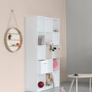 Tall Vertical Wooden Bookcase With Optional Drawers By Nubie Modern ...