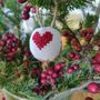 Set Of Four Christmas Handmade Tree's Decorations, thumbnail 6 of 12