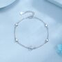Sterling Silver Opal Starburst Bracelet In Sterling Silver, thumbnail 1 of 11