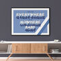 Sheffield Wednesday 'Everywhere And Nowhere Baby' Poster, thumbnail 1 of 7