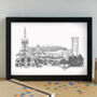 Stratford Upon Avon Skyline Art Print Unframed, thumbnail 2 of 6