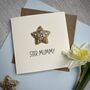 Star Mum/Nanny Glitter Star Birthday Card, thumbnail 1 of 4