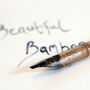 Hand Carved Bamboo Dip Pen Set, thumbnail 2 of 5