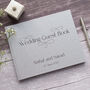 Decorative Text Design Personalised Wedding Guest Book, thumbnail 8 of 11