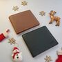 Personalised Pebble Grain Leather Wallet Christmas Gift For Him, thumbnail 1 of 11