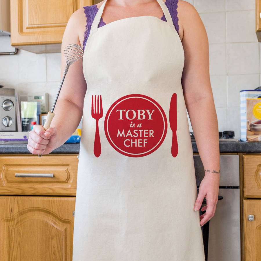 Master Chef Personalised Apron Gift 