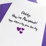 Personalised Pawsome Father's Day Card, thumbnail 2 of 4