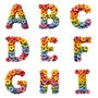 Personalised Flower Alphabet New Baby Teddy Bear, thumbnail 5 of 7
