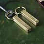 Bronze Bar Keyring For 19th Anniversary, thumbnail 7 of 10