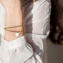 Gold Plated Heart Star And Pearl Charm Bracelet, thumbnail 4 of 6