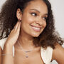 Gold Plated Sterling Silver Sapphire Stud Earrings, thumbnail 5 of 6