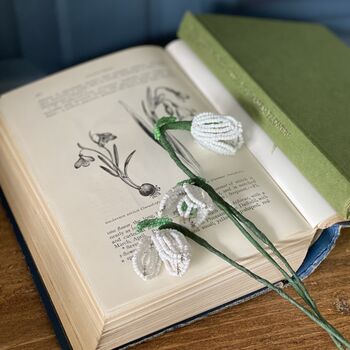 Snowdrop Beaded Flower Craft Kit, 2 of 4