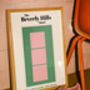 The Beverly Hills Hotel Giclée Retro Art Print, thumbnail 1 of 3