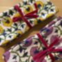 Set Of Two Indian Cotton Floral Napkins, thumbnail 4 of 5