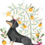Personalised Dachshund Dog Christmas Jumper, thumbnail 5 of 5