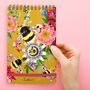 Bee Reporter Notepad With Elastic Closure, thumbnail 1 of 3