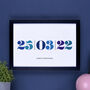 Personalised Important Date Print, thumbnail 1 of 12
