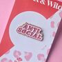 Antisocial Pink Enamel Pin Badge, thumbnail 1 of 4