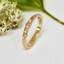 Gold And Diamond Nature Twig Wedding Ring, thumbnail 1 of 7
