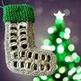 Christmas Stocking Decoration Hand Made Drinks Cans, thumbnail 2 of 12