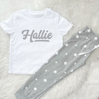 Retro Style Personalised Kids Pyjamas, 3 of 3