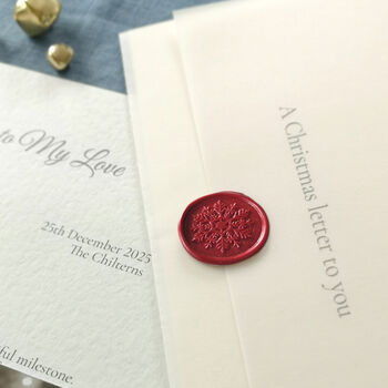 Christmas Snowflake Wax Seal Self Adhesive, 6 of 9