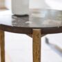 Pols Potten Terrazzo Marble Side Table In Nougat Brown, thumbnail 3 of 5