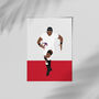 Maro Itoje England Rugby Poster, thumbnail 3 of 4