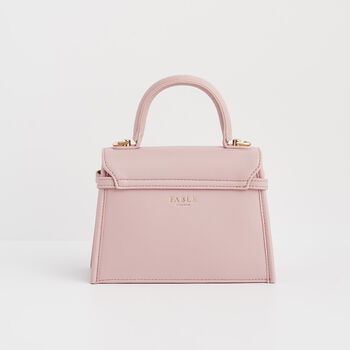 Pink Small Structured Tote Bag, 7 of 10