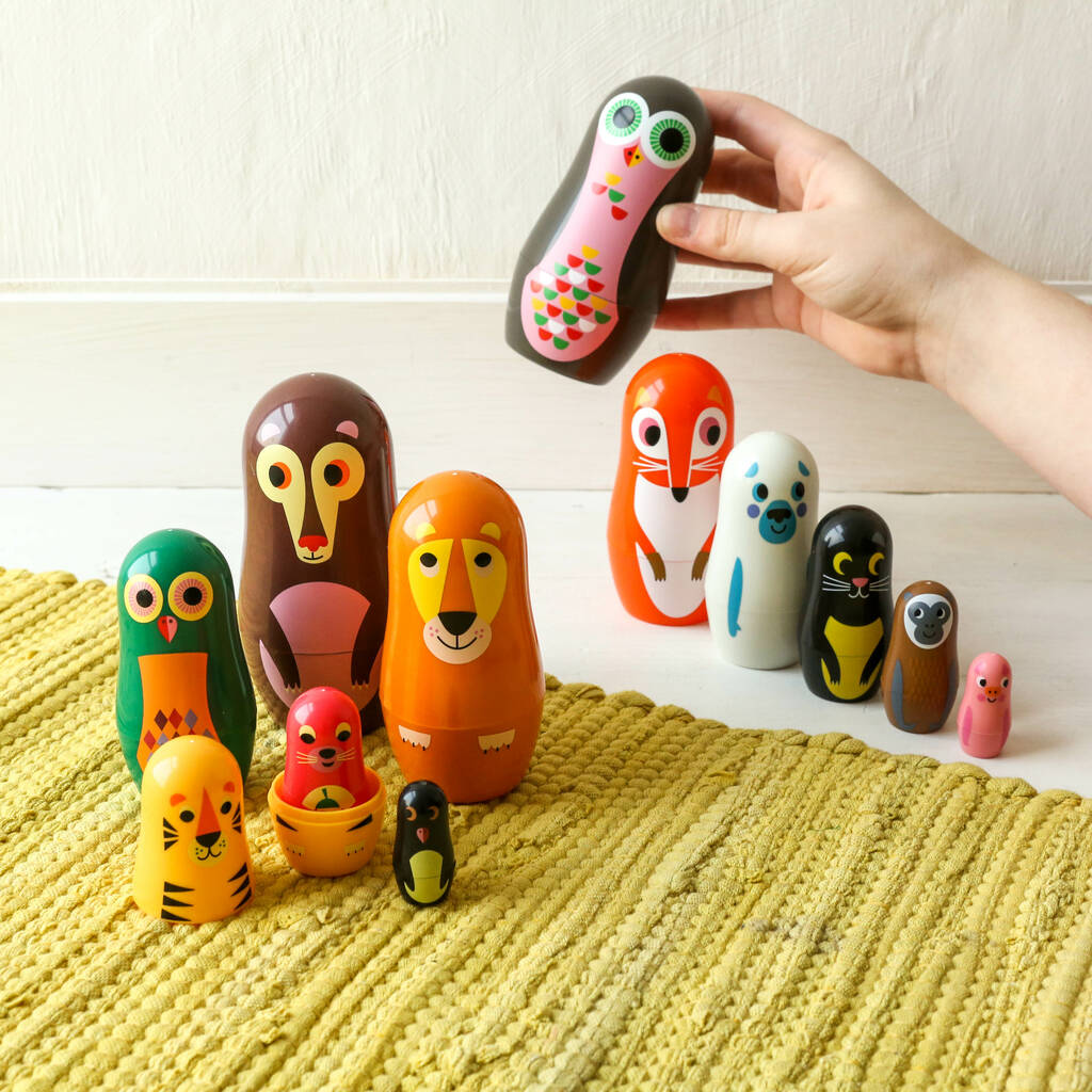 plastic matryoshka dolls